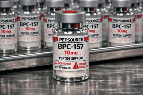 BPC-157 peptide vial